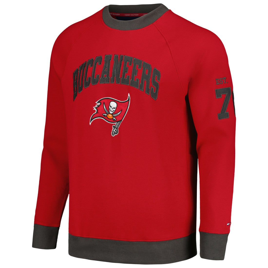 NFL Tampa Bay Buccaneers Tommy Hilfiger Reese Raglan Tri-Blend Pullover Sweatshirt