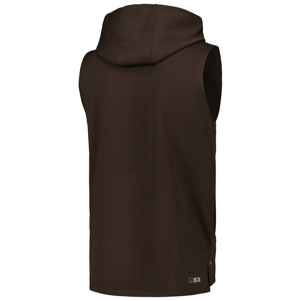 NFL Cleveland Browns MSX by Michael Strahan Marathon Sleeveless Pullover Hoodie