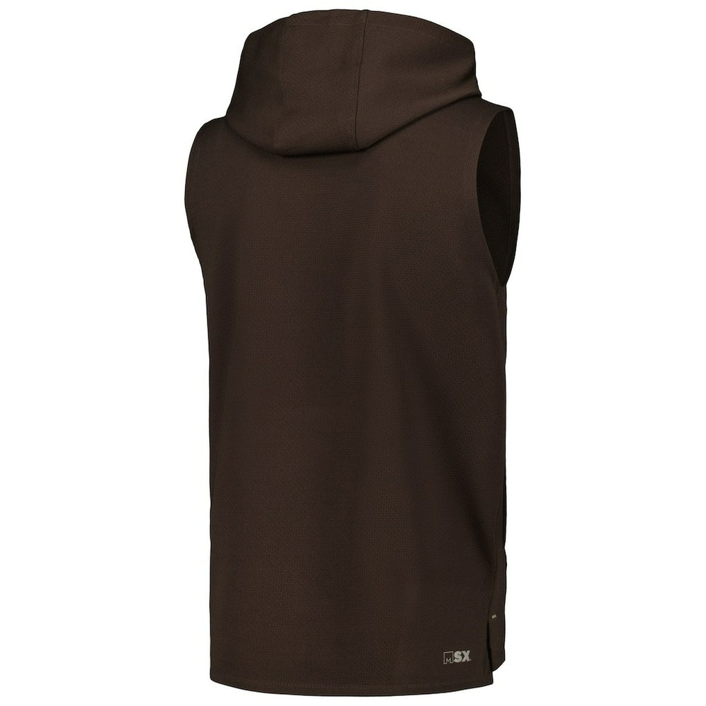 NFL Cleveland Browns MSX by Michael Strahan Marathon Sleeveless Pullover Hoodie