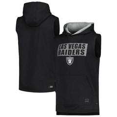 NFL Las Vegas Raiders MSX by Michael Strahan Marathon Sleeveless Pullover Hoodie