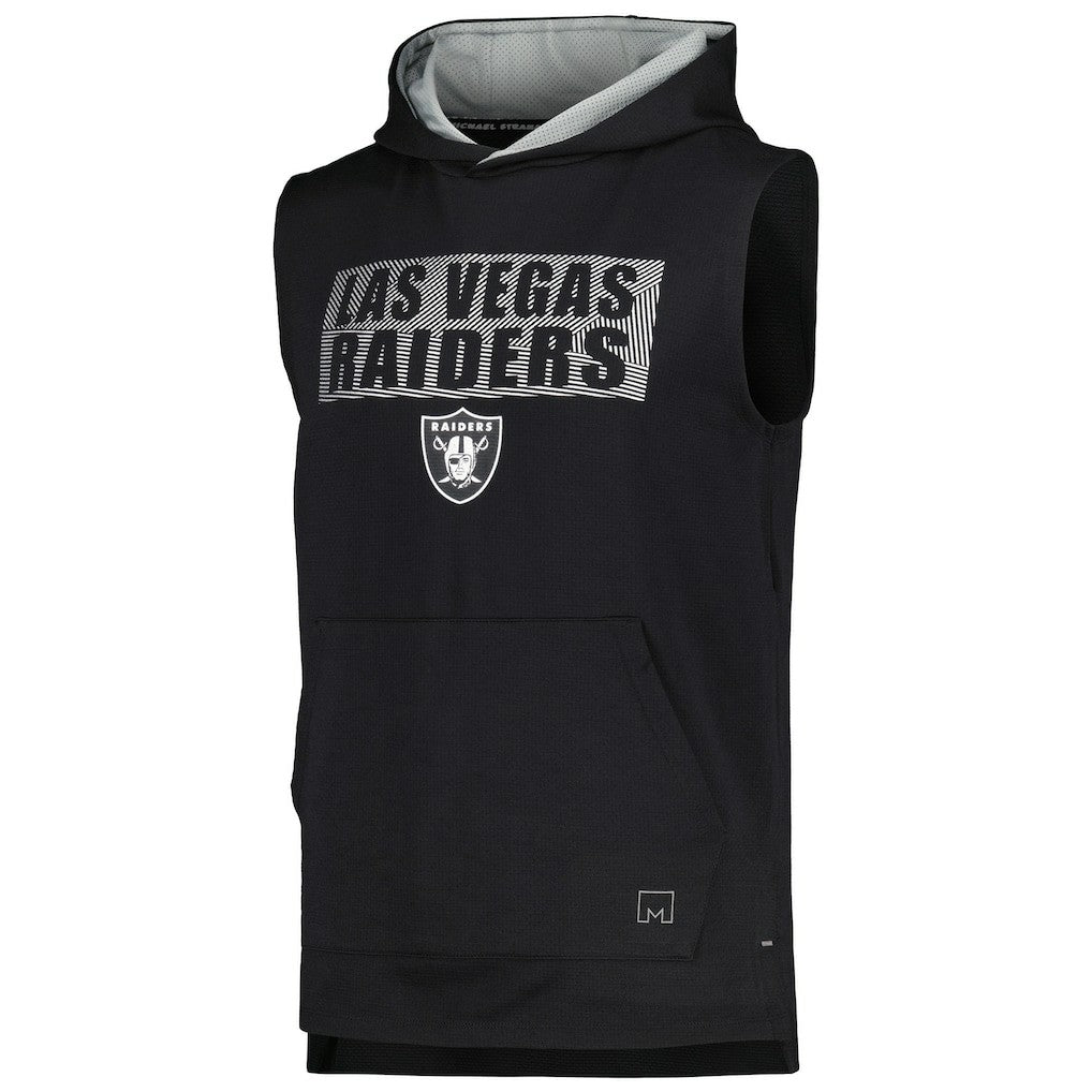 NFL Las Vegas Raiders MSX by Michael Strahan Marathon Sleeveless Pullover Hoodie