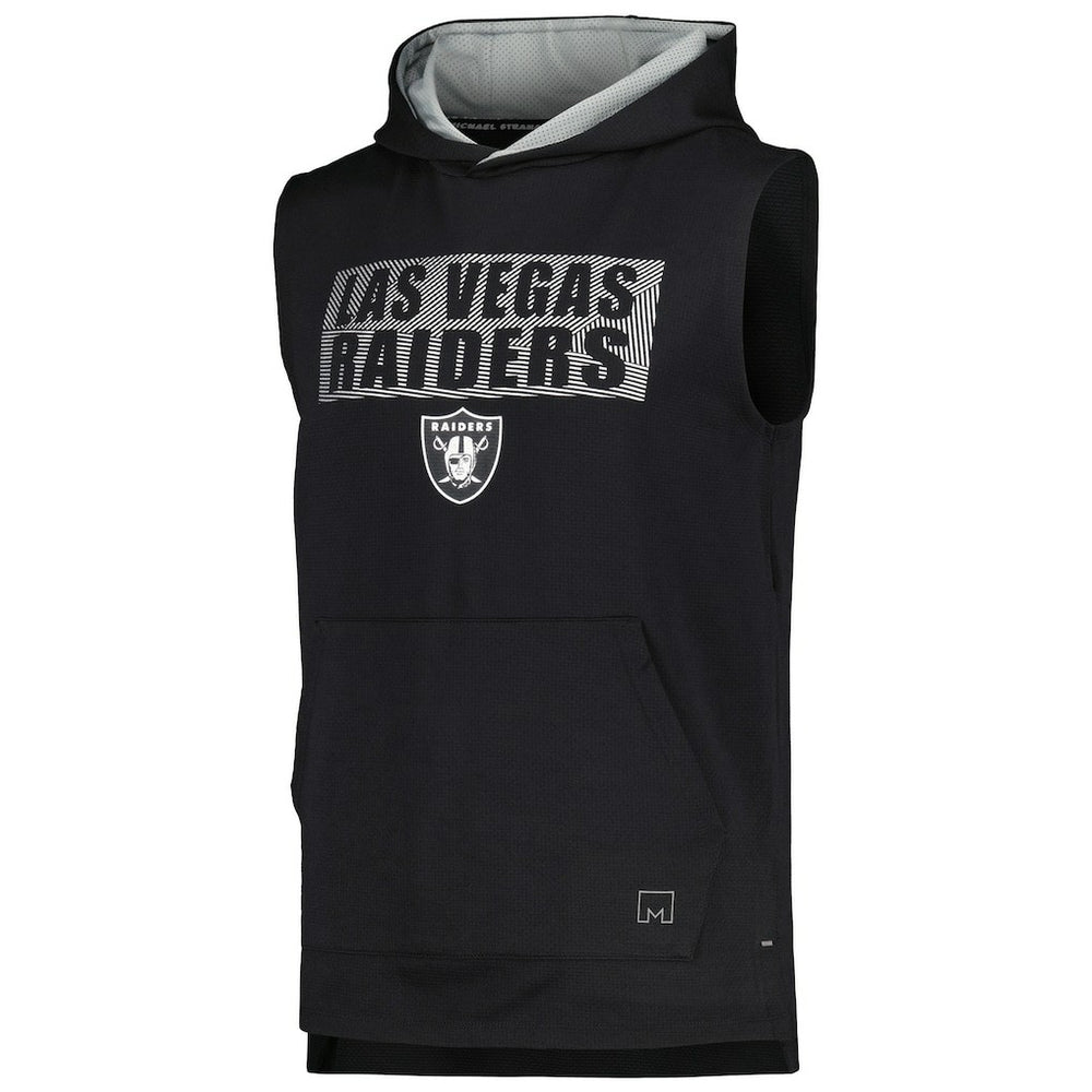 NFL Las Vegas Raiders MSX by Michael Strahan Marathon Sleeveless Pullover Hoodie