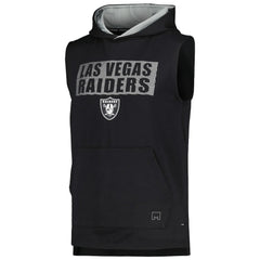 NFL Las Vegas Raiders MSX by Michael Strahan Marathon Sleeveless Pullover Hoodie