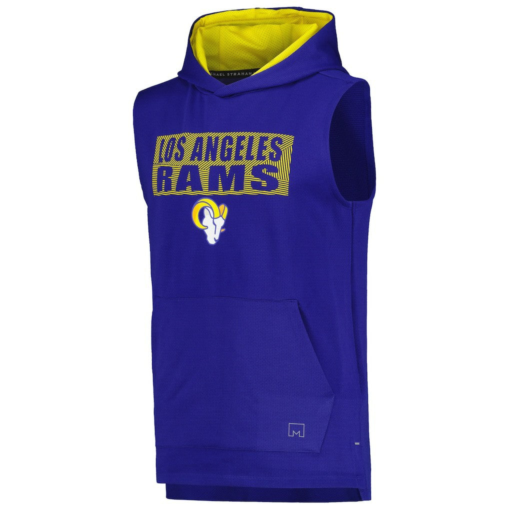 NFL Los Angeles Rams MSX by Michael Strahan Marathon Sleeveless Pullover Hoodie
