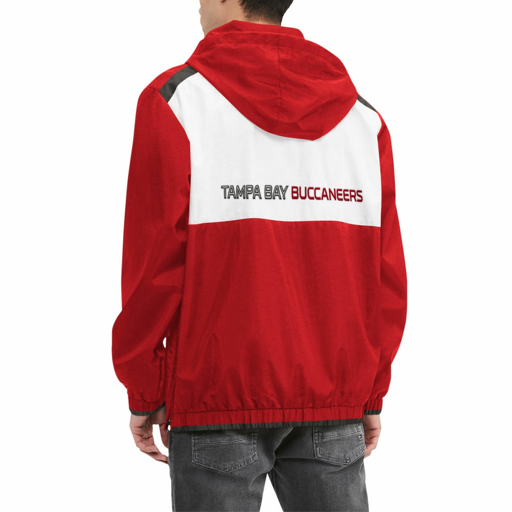 NFL Tampa Bay Buccaneers Tommy Hilfiger Carter Half-Zip Hooded Top