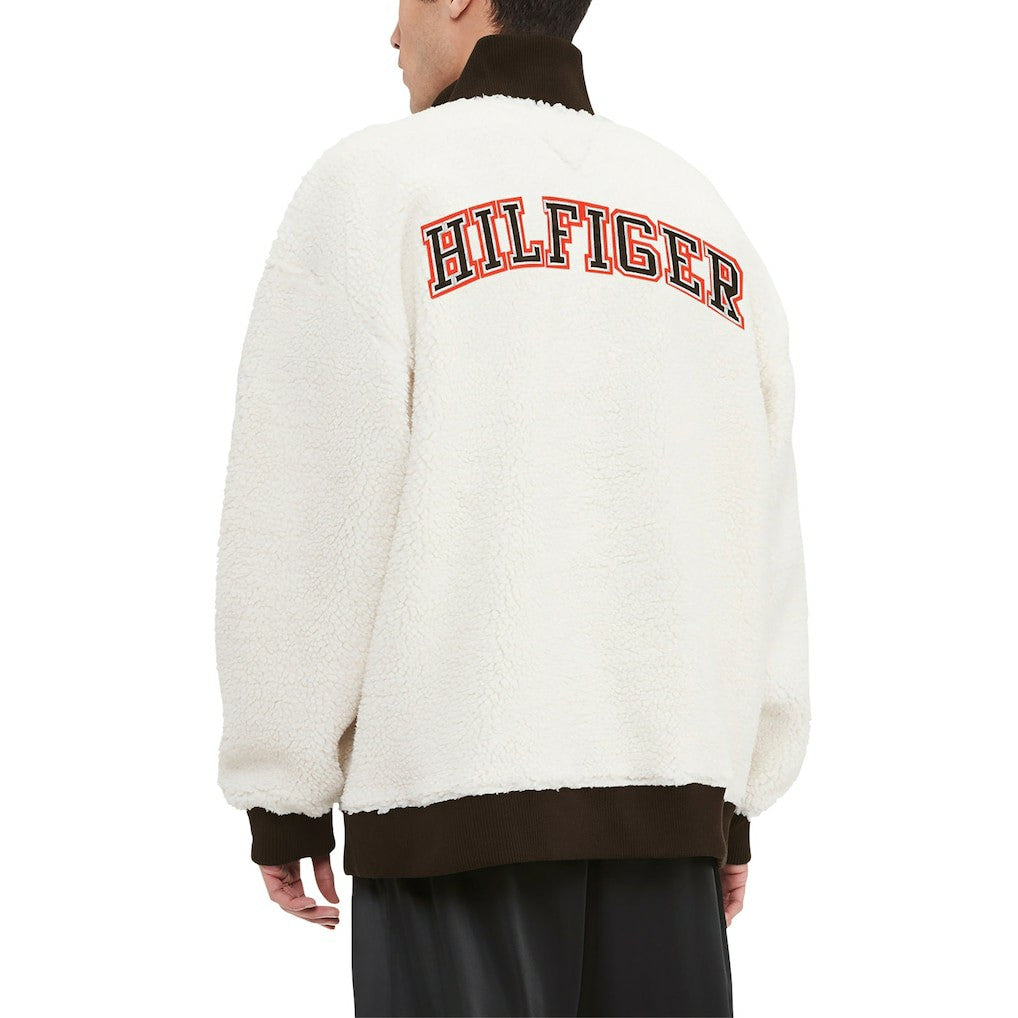 NFL Cleveland Browns Tommy Hilfiger Jordan Sherpa Quarter-Zip Sweatshirt