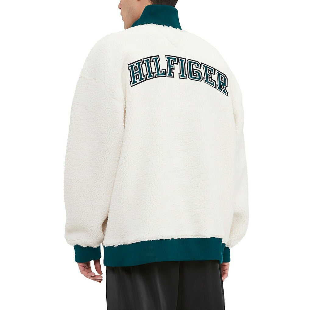 NFL Philadelphia Eagles Tommy Hilfiger Jordan Sherpa Quarter-Zip Sweatshirt