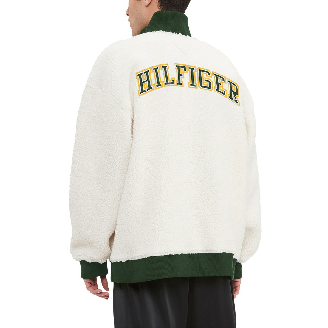NFL Green Bay Packers Tommy Hilfiger Jordan Sherpa Quarter-Zip Sweatshirt