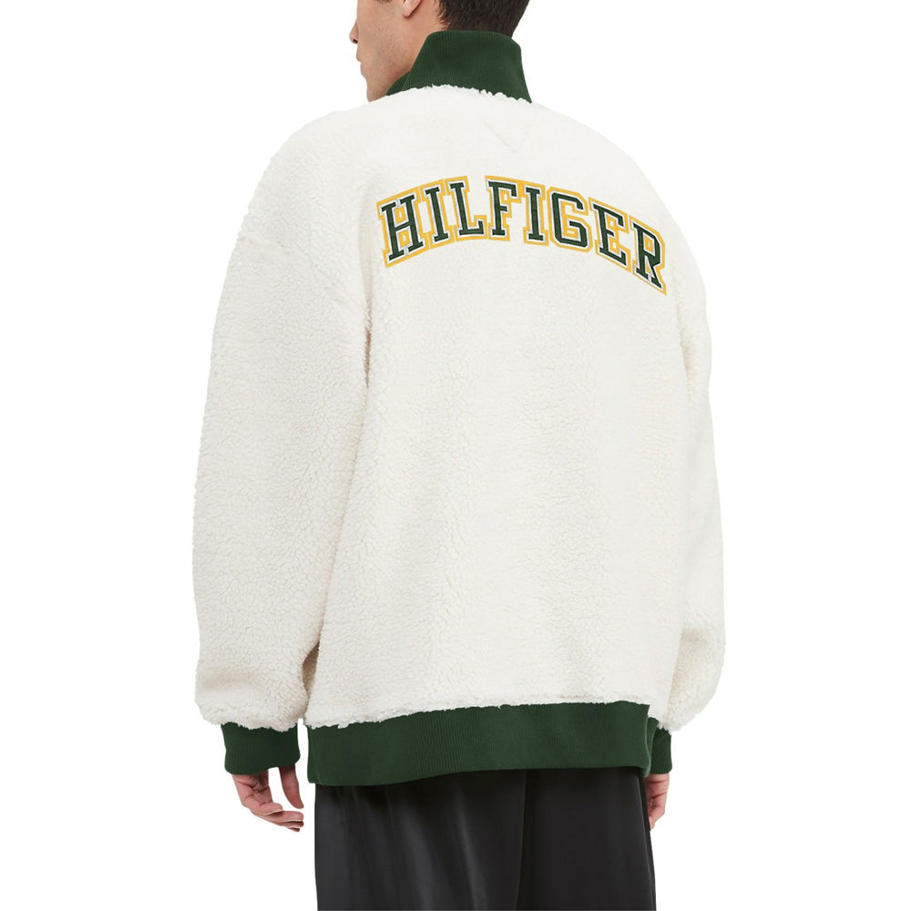 NFL Green Bay Packers Tommy Hilfiger Jordan Sherpa Quarter-Zip Sweatshirt