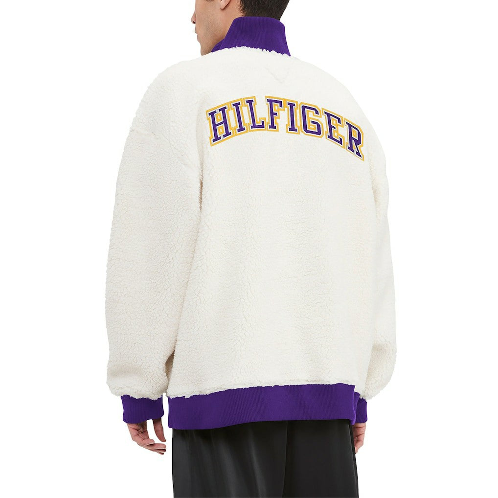 NFL Minnesota Vikings Tommy Hilfiger Jordan Sherpa Quarter-Zip Sweatshirt