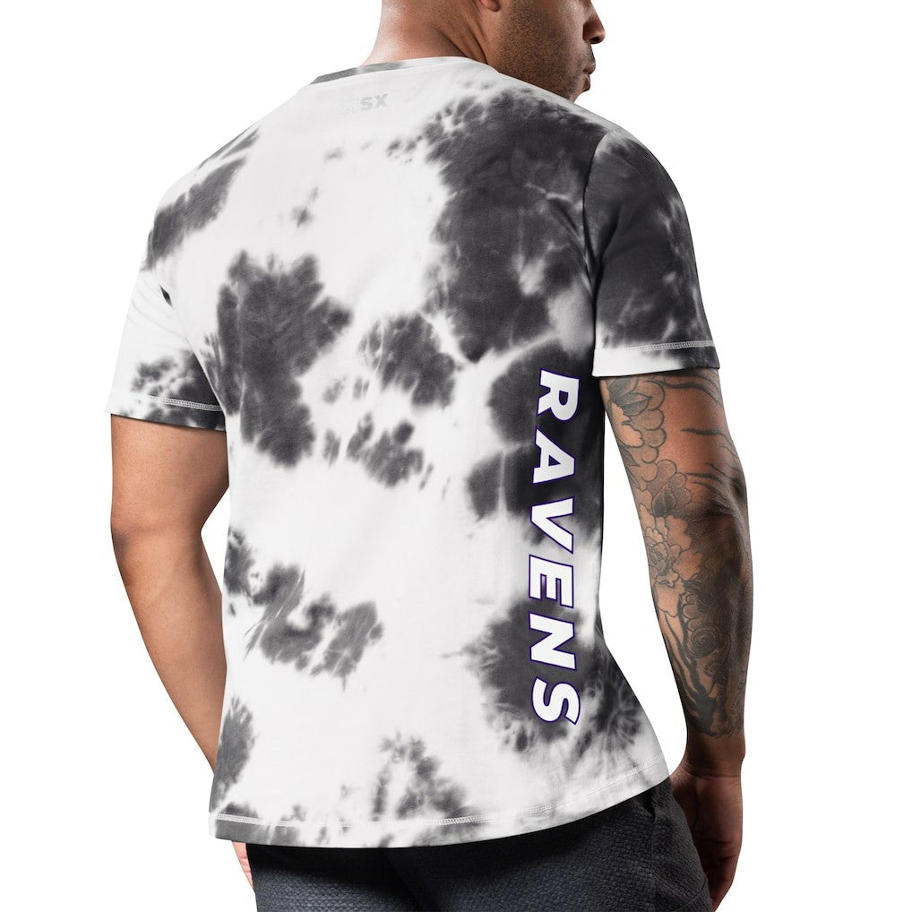 NFL Baltimore Ravens MSX by Michael Strahan Freestyle Tie-Dye T-Shirt