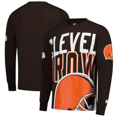 NFL Cleveland Browns Starter Clutch Hit Long Sleeve T-Shirt