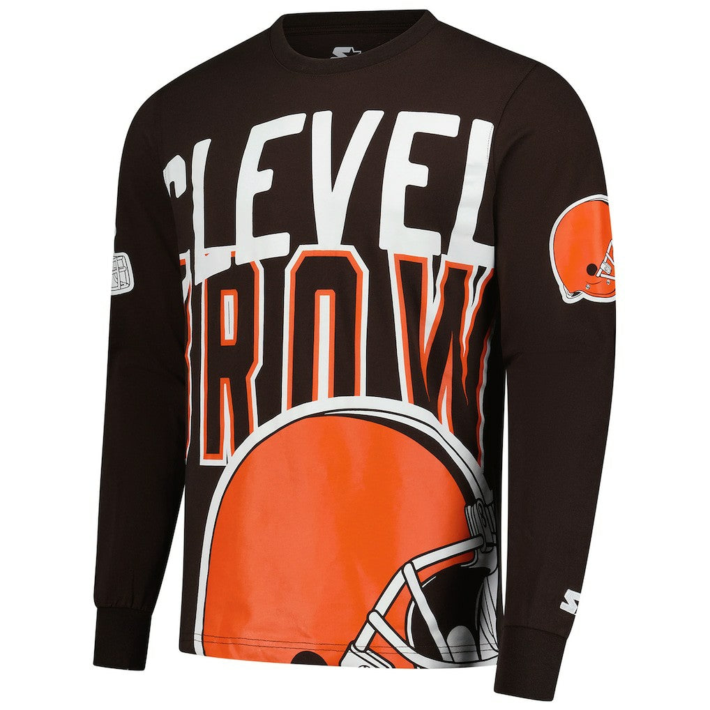 NFL Cleveland Browns Starter Clutch Hit Long Sleeve T-Shirt