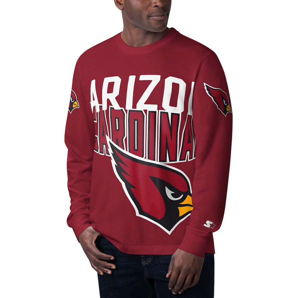 NFL Arizona Cardinals Starter Clutch Hit Long Sleeve T-Shirt