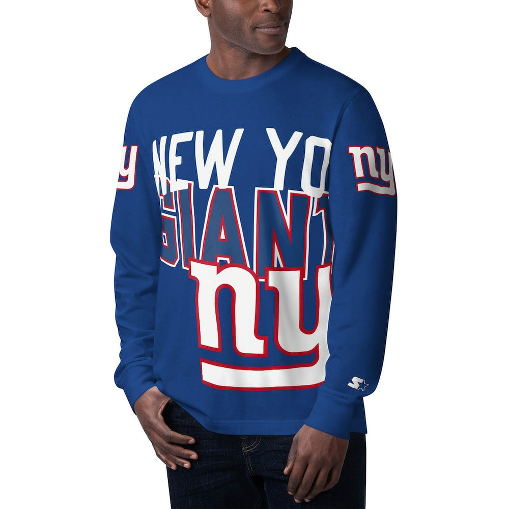 NFL New York Giants Starter Clutch Hit Long Sleeve T-Shirt