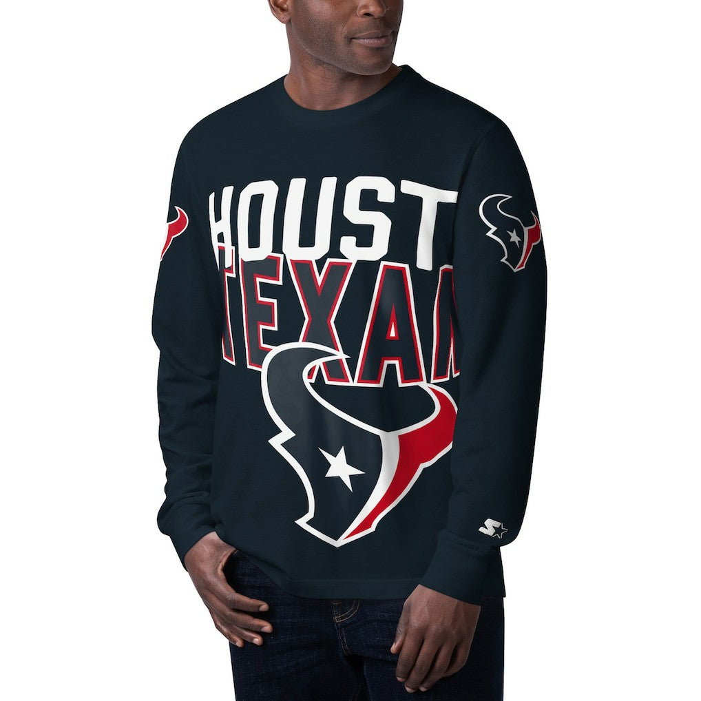 NFL Houston Texans Starter Clutch Hit Long Sleeve T-Shirt