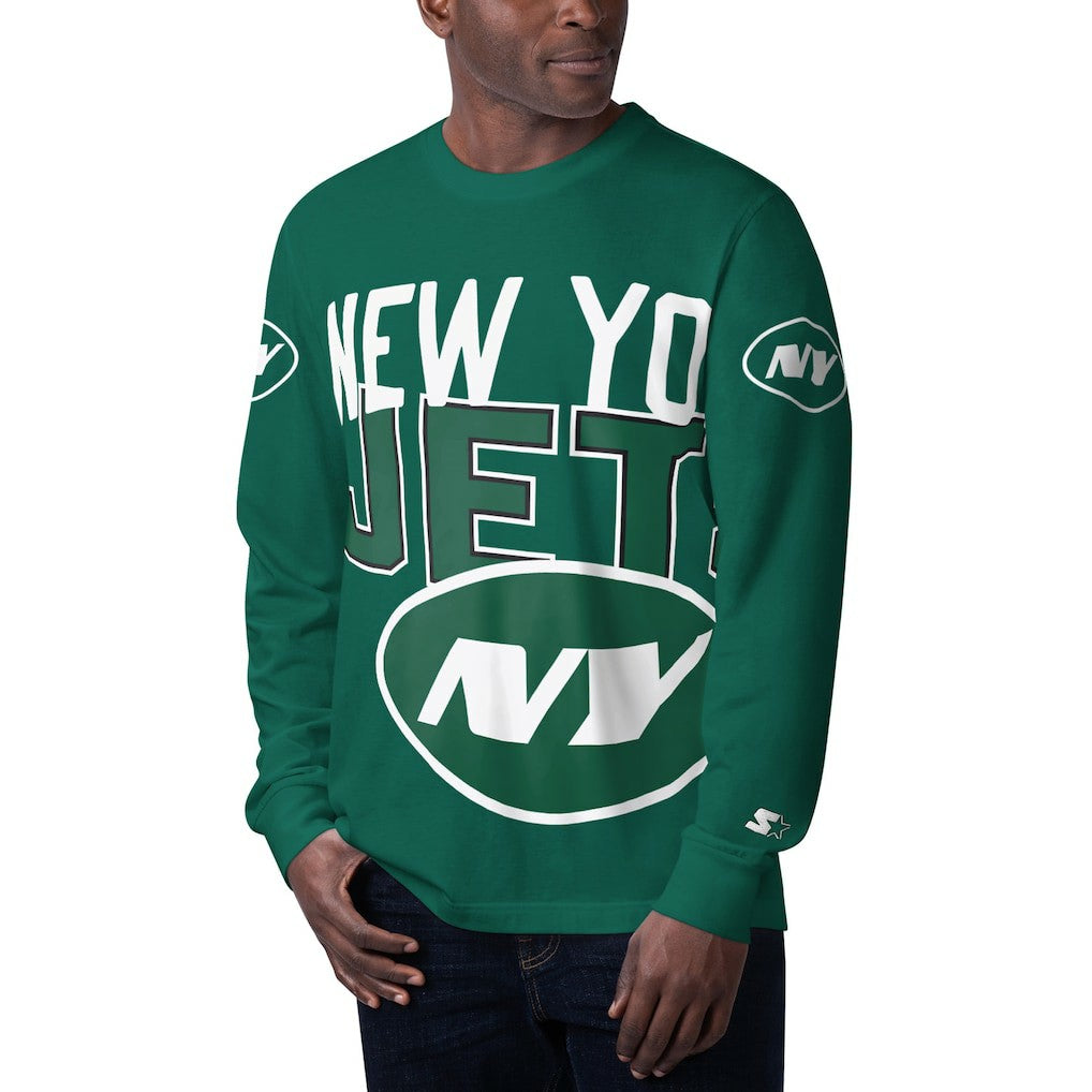 NFL New York Jets Starter Clutch Hit Long Sleeve T-Shirt