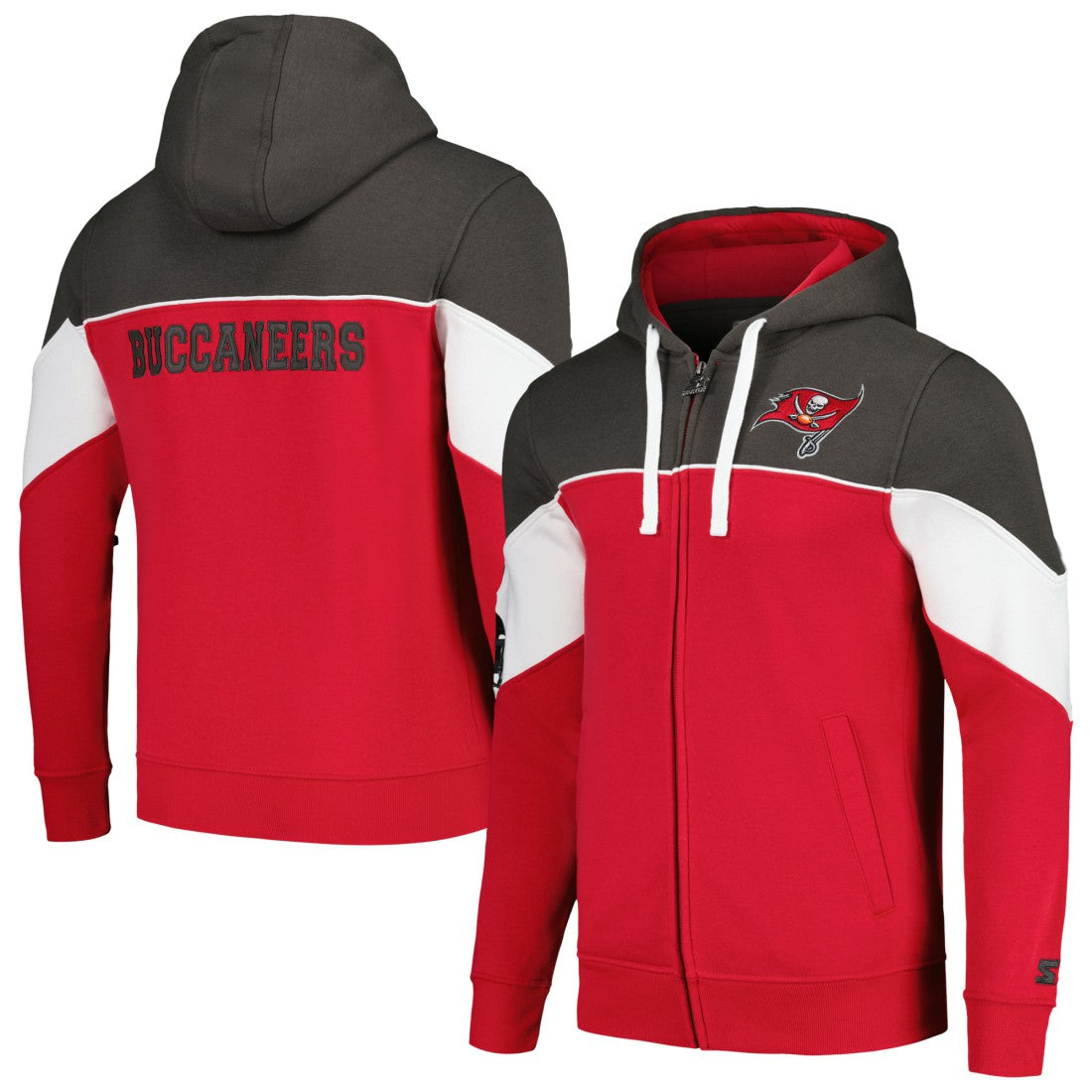 NFL Tampa Bay Buccaneers Starter Running Back Full-Zip Hoodie