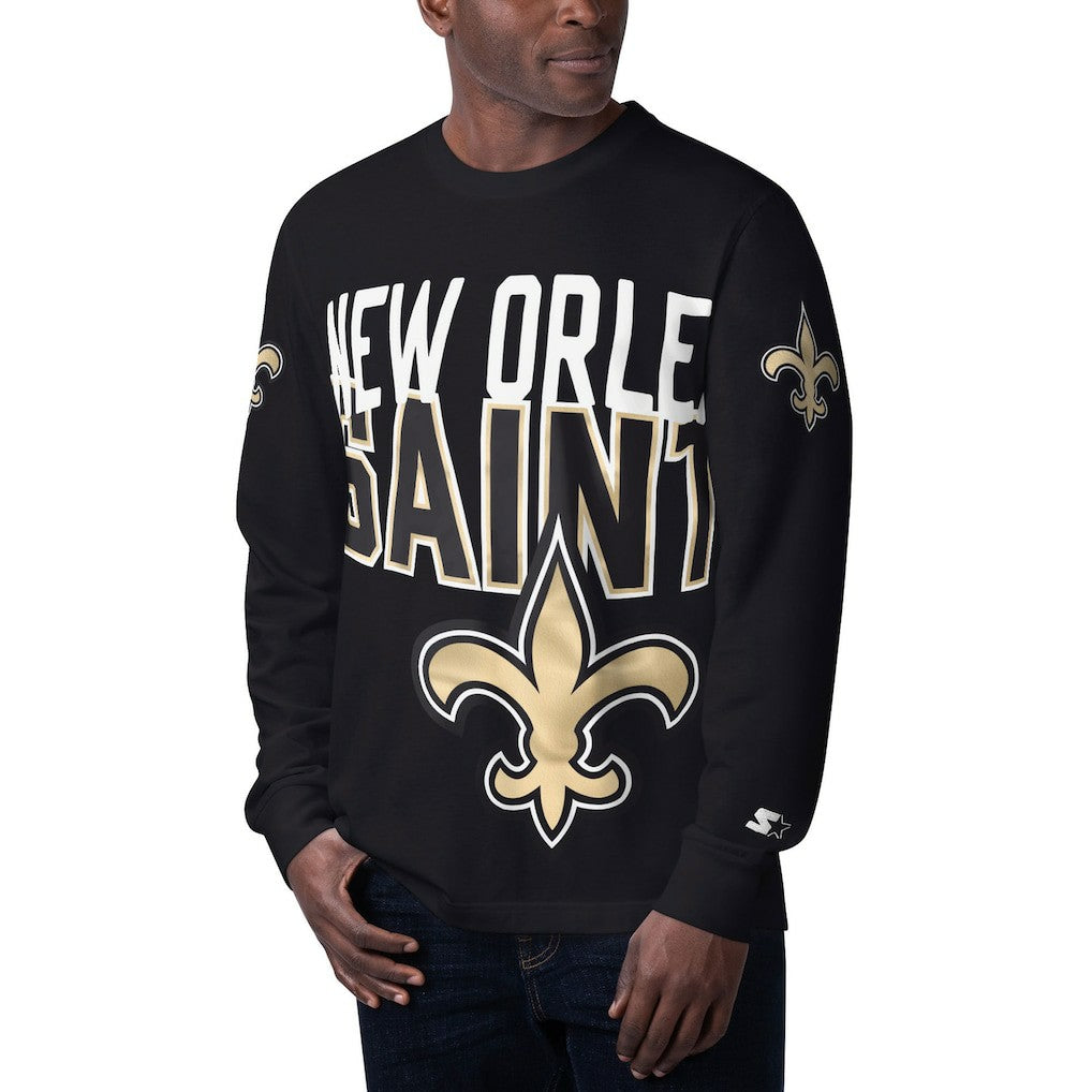 NFL New Orleans Saints Starter Clutch Hit Long Sleeve T-Shirt