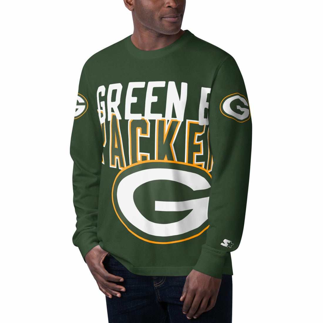 NFL Green Bay Packers Starter Clutch Hit Long Sleeve T-Shirt