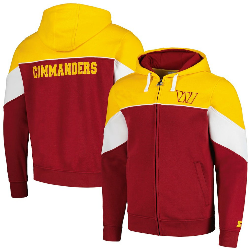 NFL Washington Commanders Starter Running Back Full-Zip Hoodie