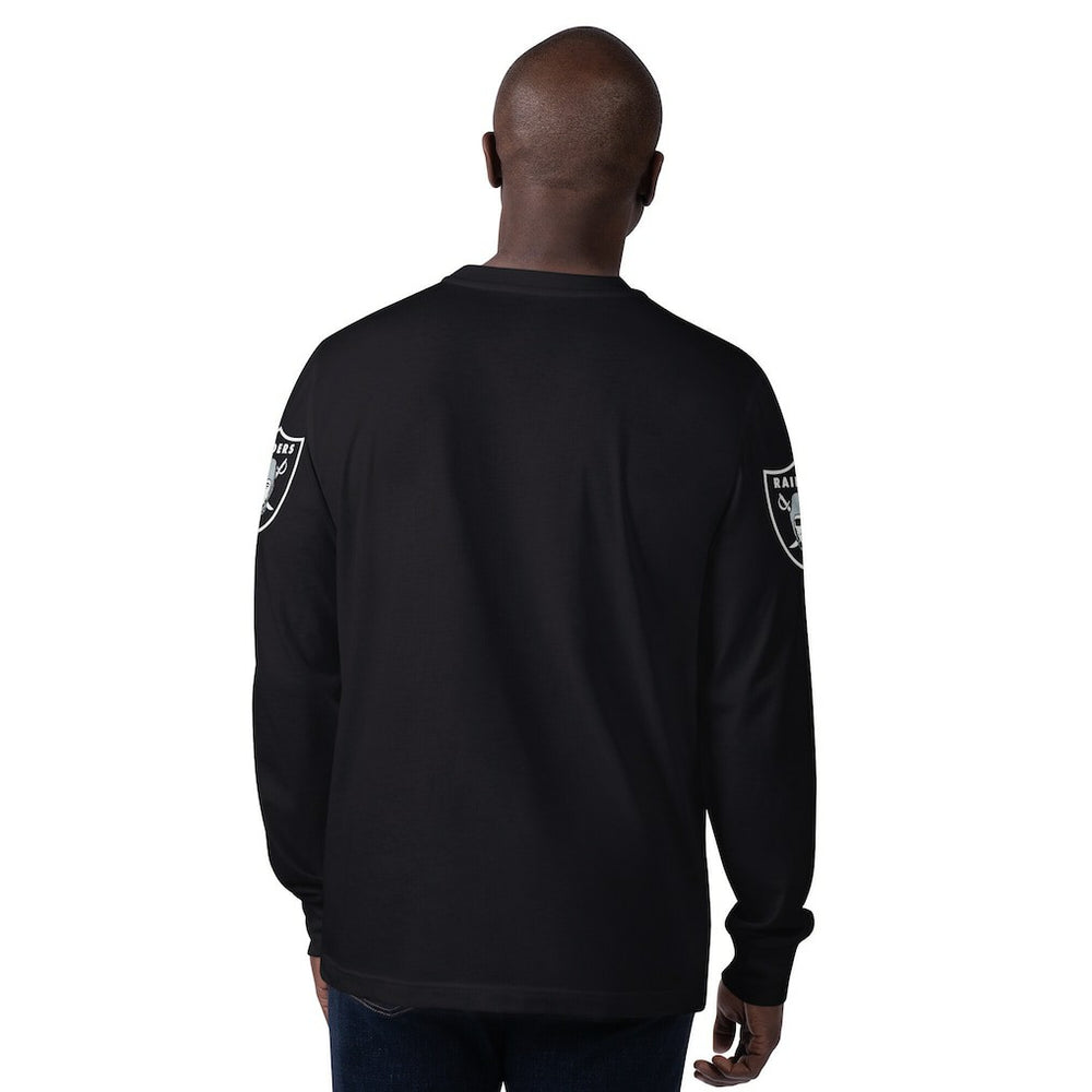NFL Las Vegas Raiders Starter Clutch Hit Long Sleeve T-Shirt