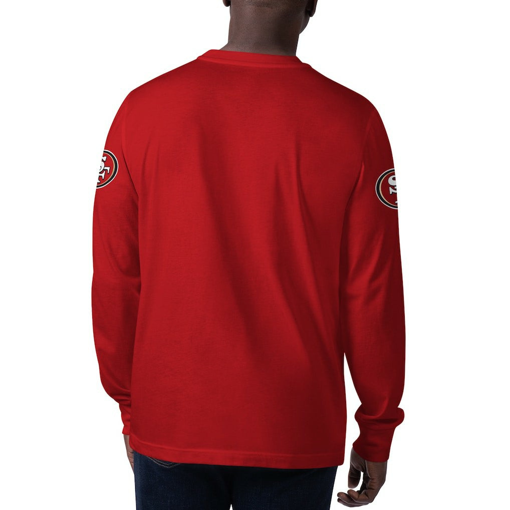 NFL San Francisco 49ers Starter Clutch Hit Long Sleeve T-Shirt