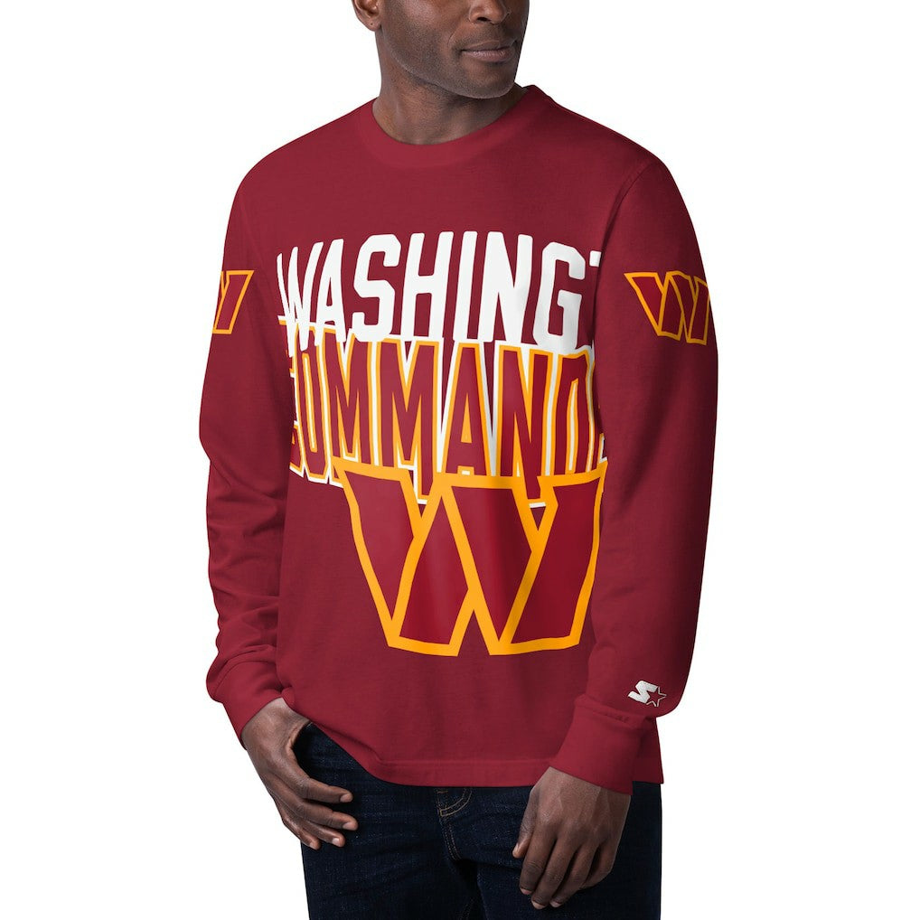 NFL Washington Commanders Starter Clutch Hit Long Sleeve T-Shirt