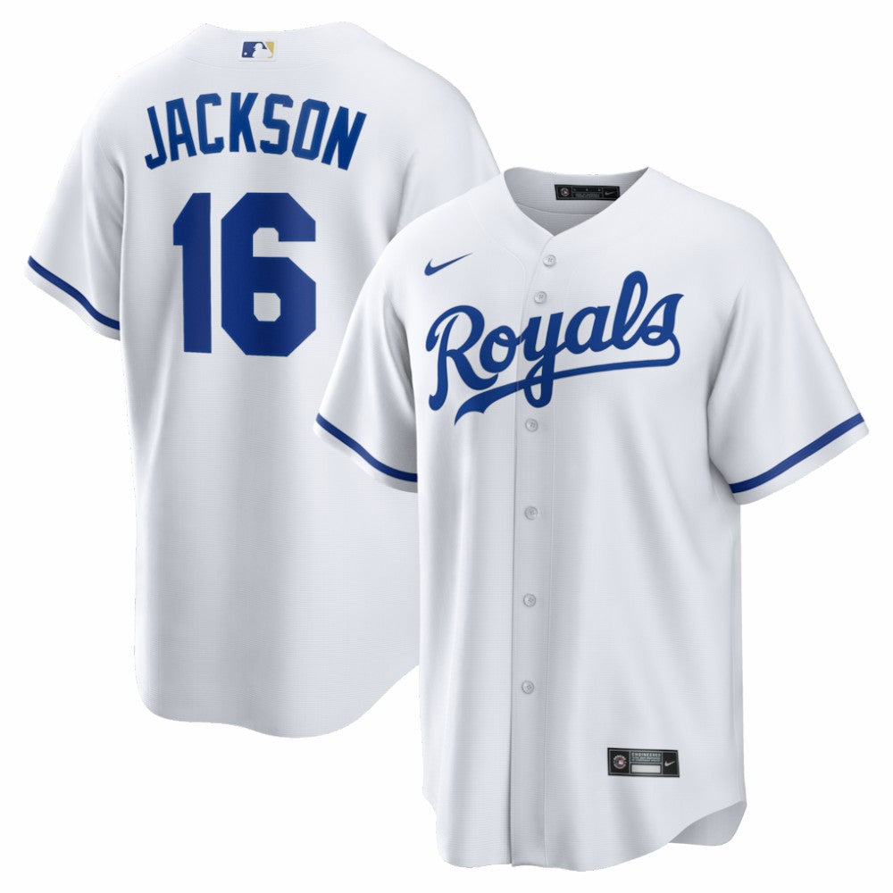 Bo Jackson Kansas City Royals Home Retired Player Replica Jersey - White | Nike