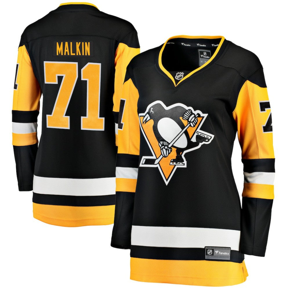 Evgeni Malkin Pittsburgh Penguins Fanatics Women's Home Breakaway Player Jersey