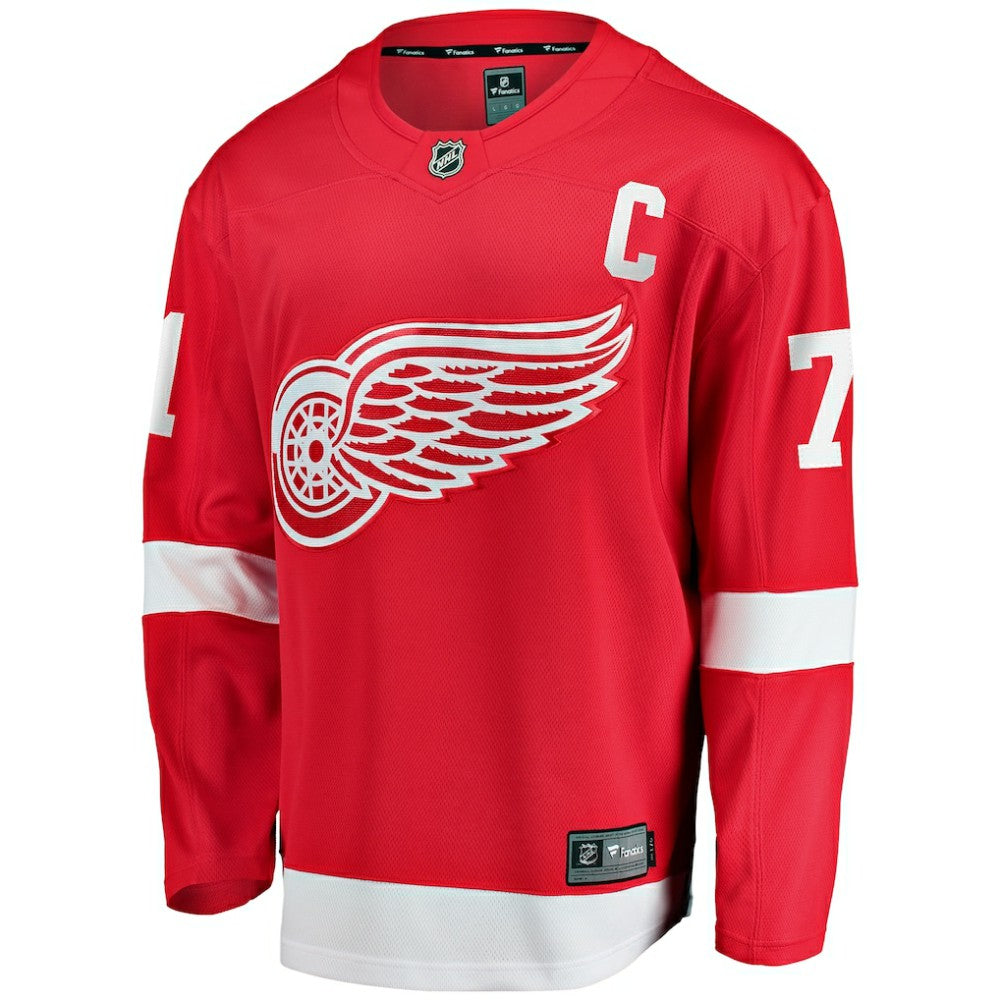 Dylan Larkin Detroit Red Wings Fanatics Branded Captain Home Breakaway Jersey