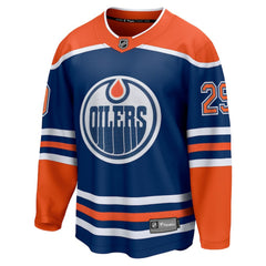 Leon Draisaitl Edmonton Oilers Fanatics Home Breakaway Jersey