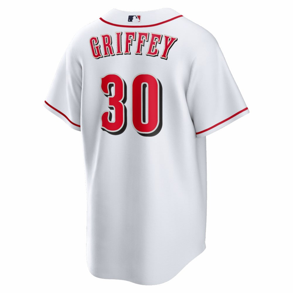 Ken Griffey Jr. Cincinnati Reds Home Retired Player Replica Jersey - White | Nike