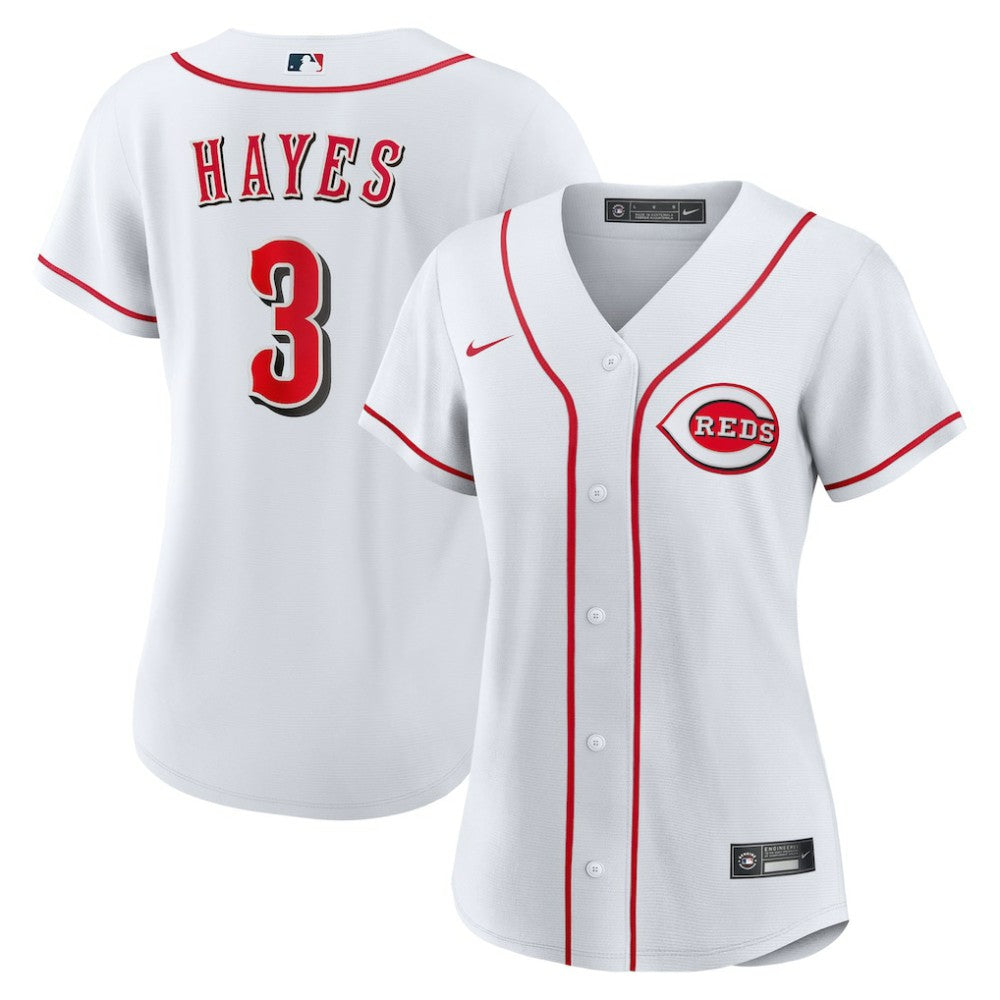 Ke'Bryan Hayes Cincinnati Reds Women's Home Replica Jersey - White | Nike