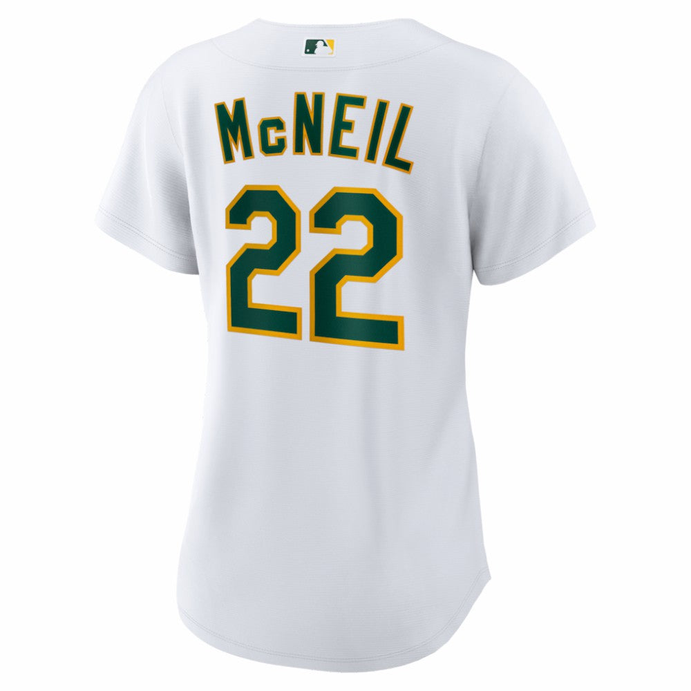 Jeff McNeil Athletics Women's Home Replica Jersey - White | Nike