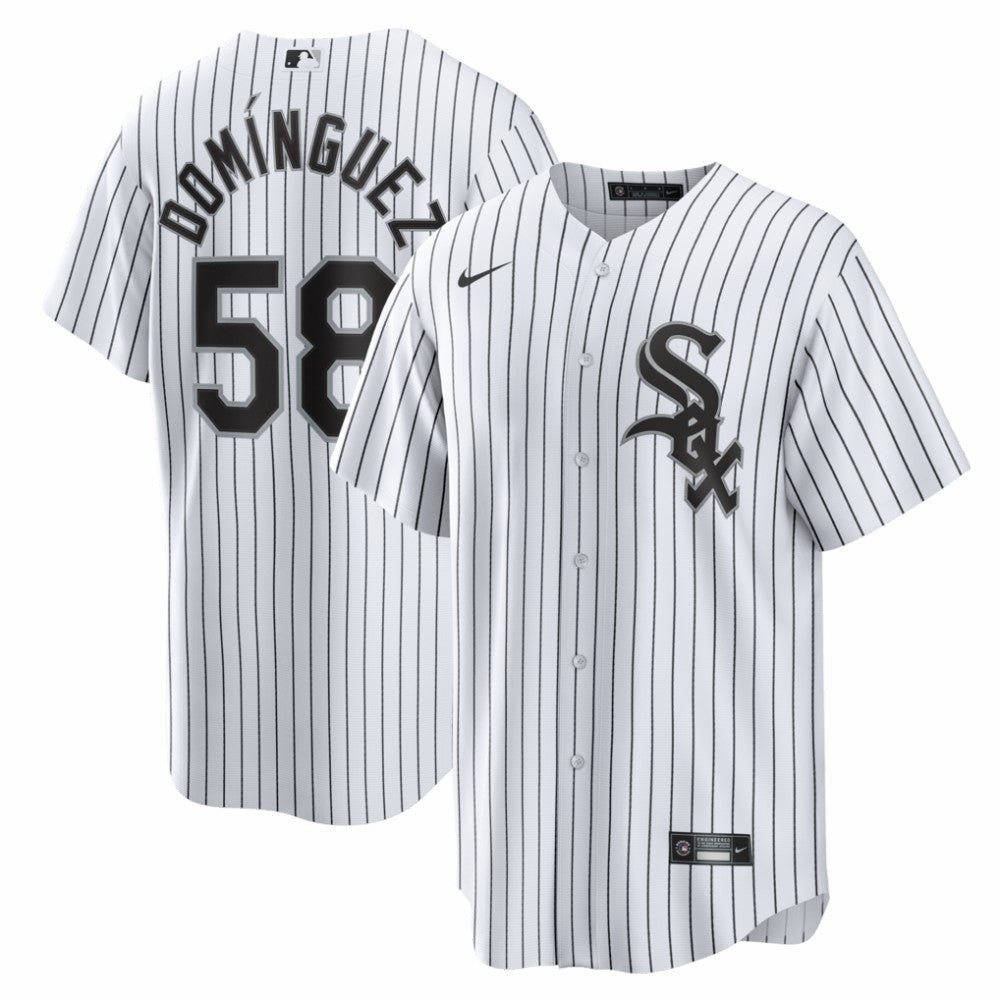 Seranthony Domínguez Chicago White Sox Home Replica Jersey - White | Nike