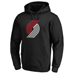 Portland Trail Blazers Primary Logo Pullover Hoodie - Black for sale