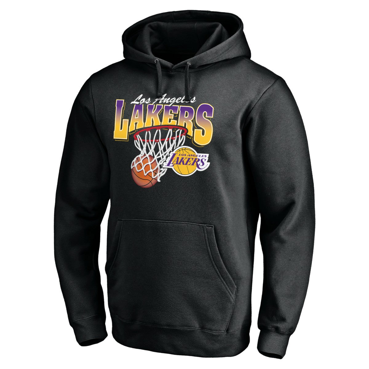 Los Angeles Lakers Balanced Floor Pullover Hoodie - Black shop