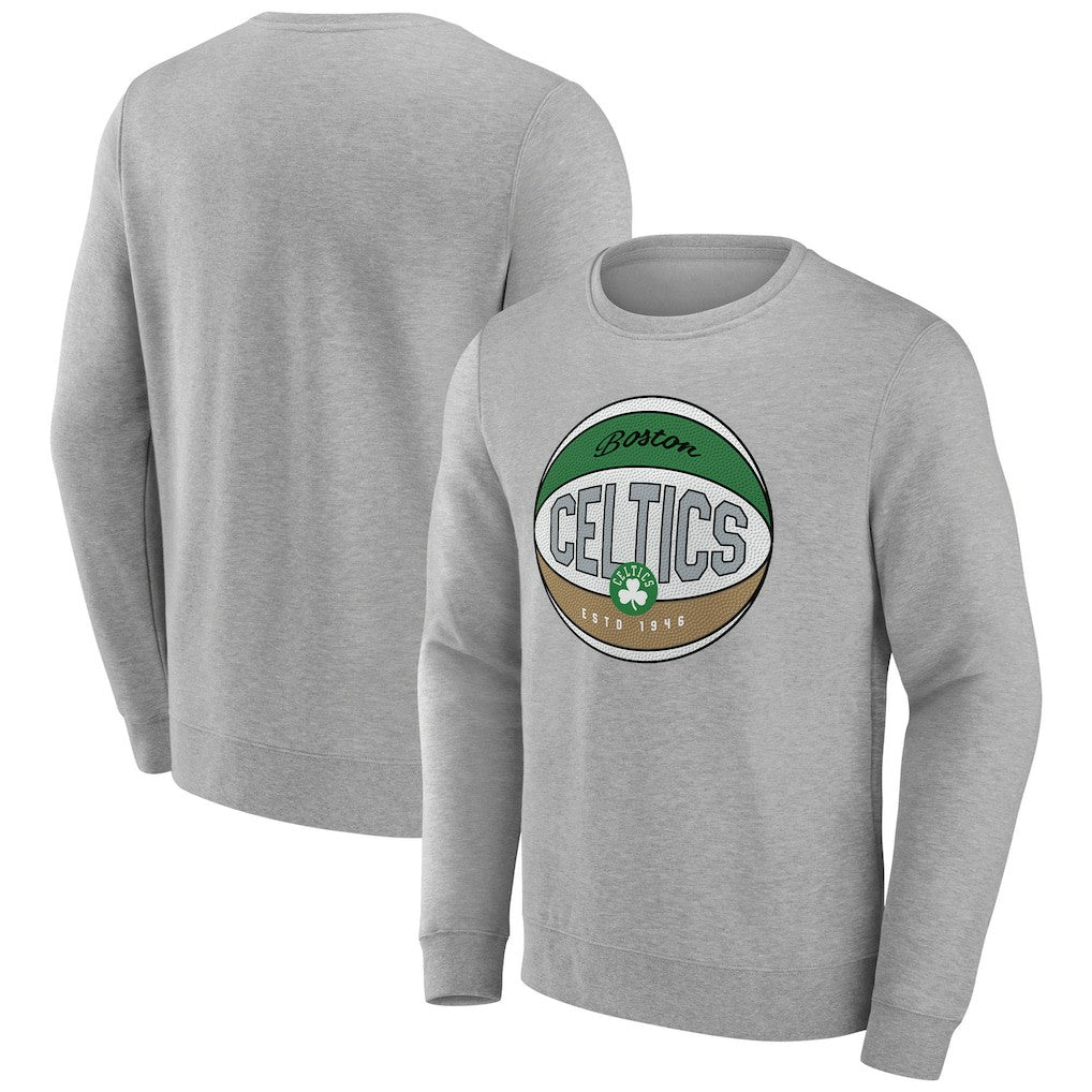 Boston Celtics Hard Color Pullover Sweatshirt - Gray outlet