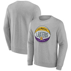 Los Angeles Lakers Hard Color Pullover Sweatshirt - Gray cheap