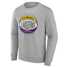 Los Angeles Lakers Hard Color Pullover Sweatshirt - Gray cheap