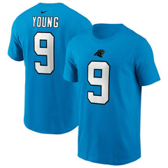 NFL Carolina Panthers Bryce Young  Player Name & Number T-Shirt