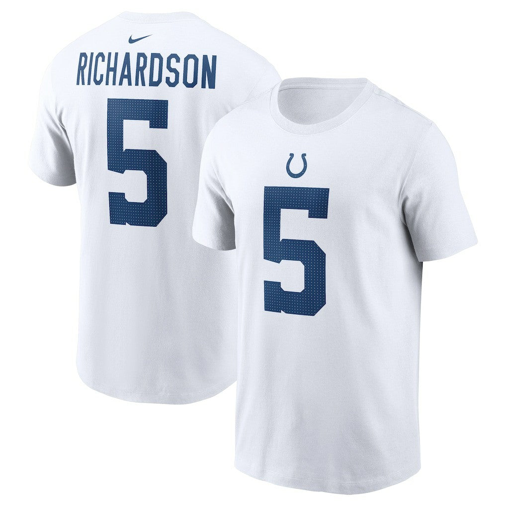 NFL Indianapolis Colts Anthony Richardson  Player Name & Number T-Shirt