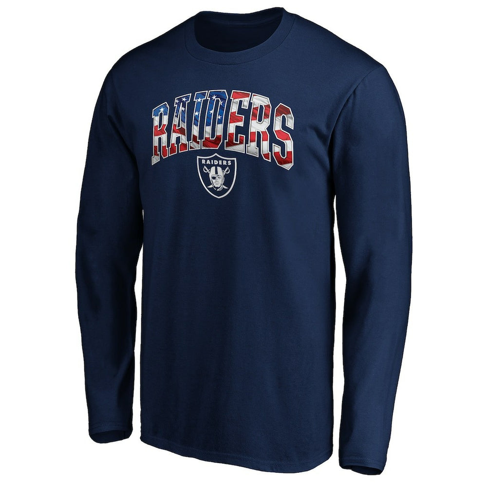 NFL Las Vegas Raiders Banner Wave Long Sleeve T-Shirt