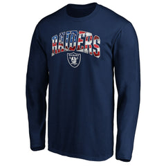 NFL Las Vegas Raiders Banner Wave Long Sleeve T-Shirt