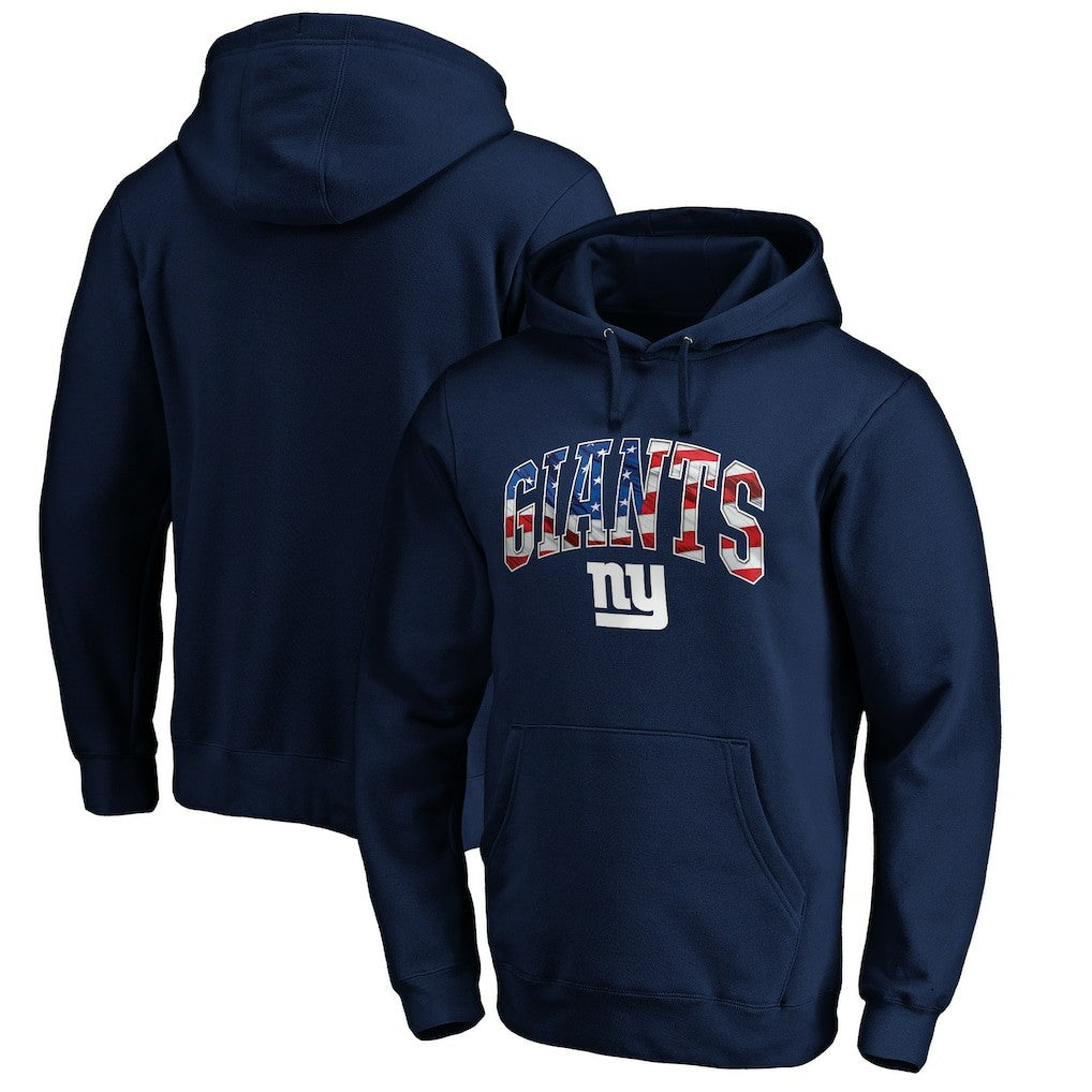NFL New York Giants Banner Wave Pullover Hoodie
