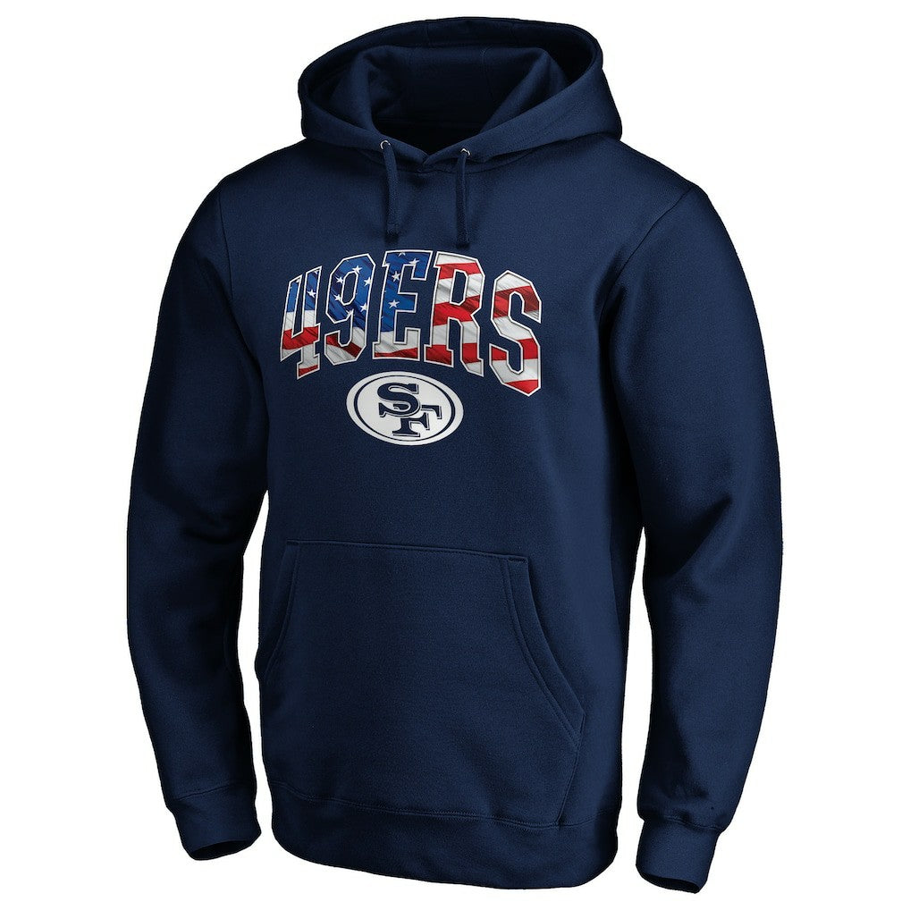 NFL San Francisco 49ers Banner Wave Pullover Hoodie