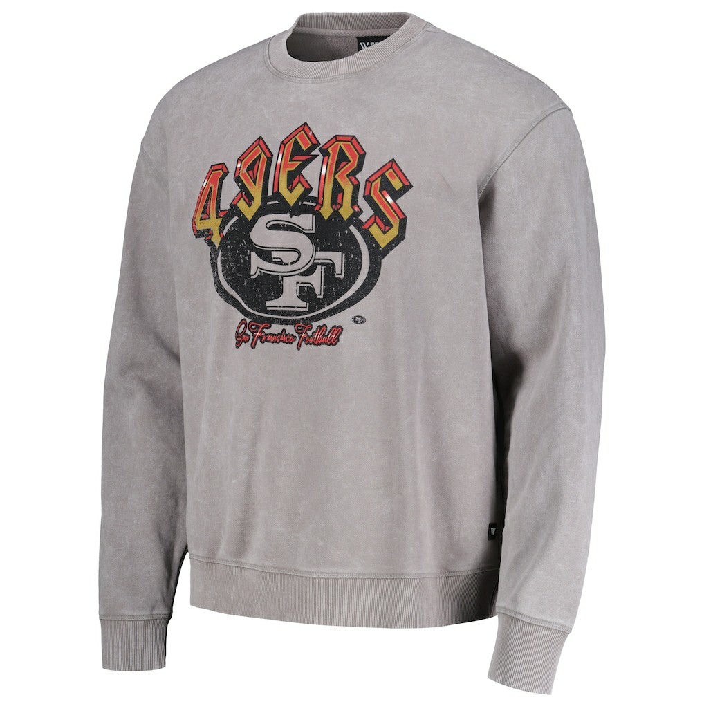 NFL San Francisco 49ers The Wild Collective Unisex Distressed Pullover Sweatshirt
