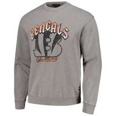 NFL Cincinnati Bengals The Wild Collective Unisex Distressed Pullover Sweatshirt