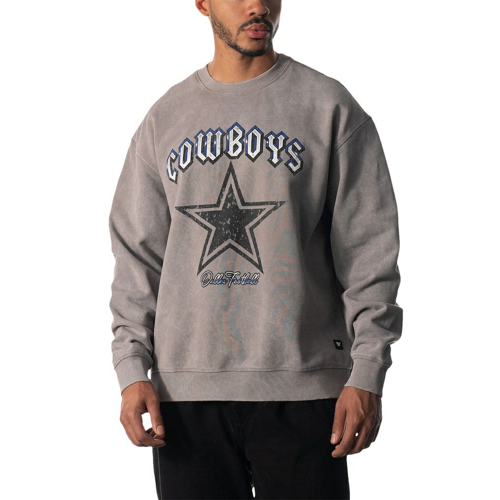 NFL Dallas Cowboys The Wild Collective Unisex Distressed Pullover Sweatshirt